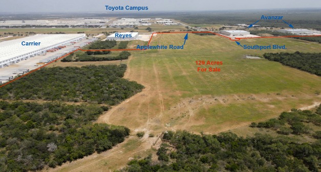 industrial land near toyota. avanzar, and carrier