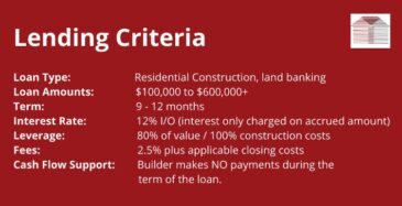 Lending Criteria